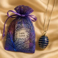 Lapis Lazuli Crystal Necklace – Image 4