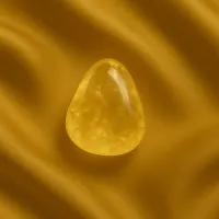 Clear Citrine Crystal Necklace – Image 1