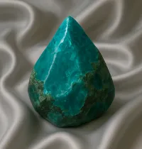 Chrysocolla Crystal Necklace – Image 1
