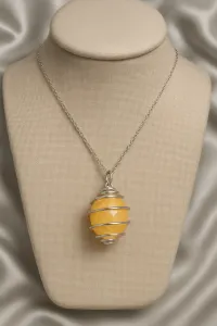 Calcite Crystal Necklace – Image 3