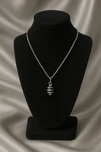 Black Tourmaline Crystal Necklace – Image 3