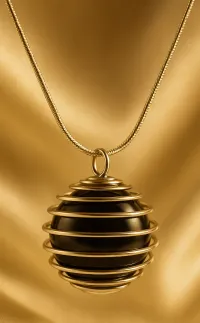 Black Obsidian Crystal Necklace – Image 2