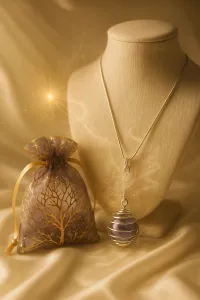 Amethyst Crystal Necklace – Image 3