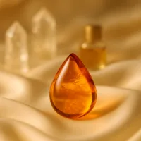  Amber Crystal Necklace – Image 1