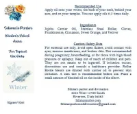 Winter’s Velvet Aura Roller Bottle Essential Oil Blend – Image 3