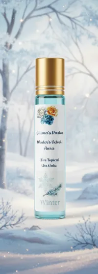 Winter’s Velvet Aura Roller Bottle Essential Oil Blend – Image 1