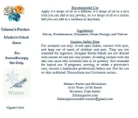 Winter’s Velvet Aura Aromatherapy Essential Oil Blend – Image 3