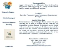 Celestia Zephyrus Aromatherapy Essential Oil Blend – Image 3