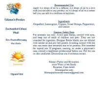 Enchanted Citrus Mist Aromatherapy Essential Oil Blend – Image 3