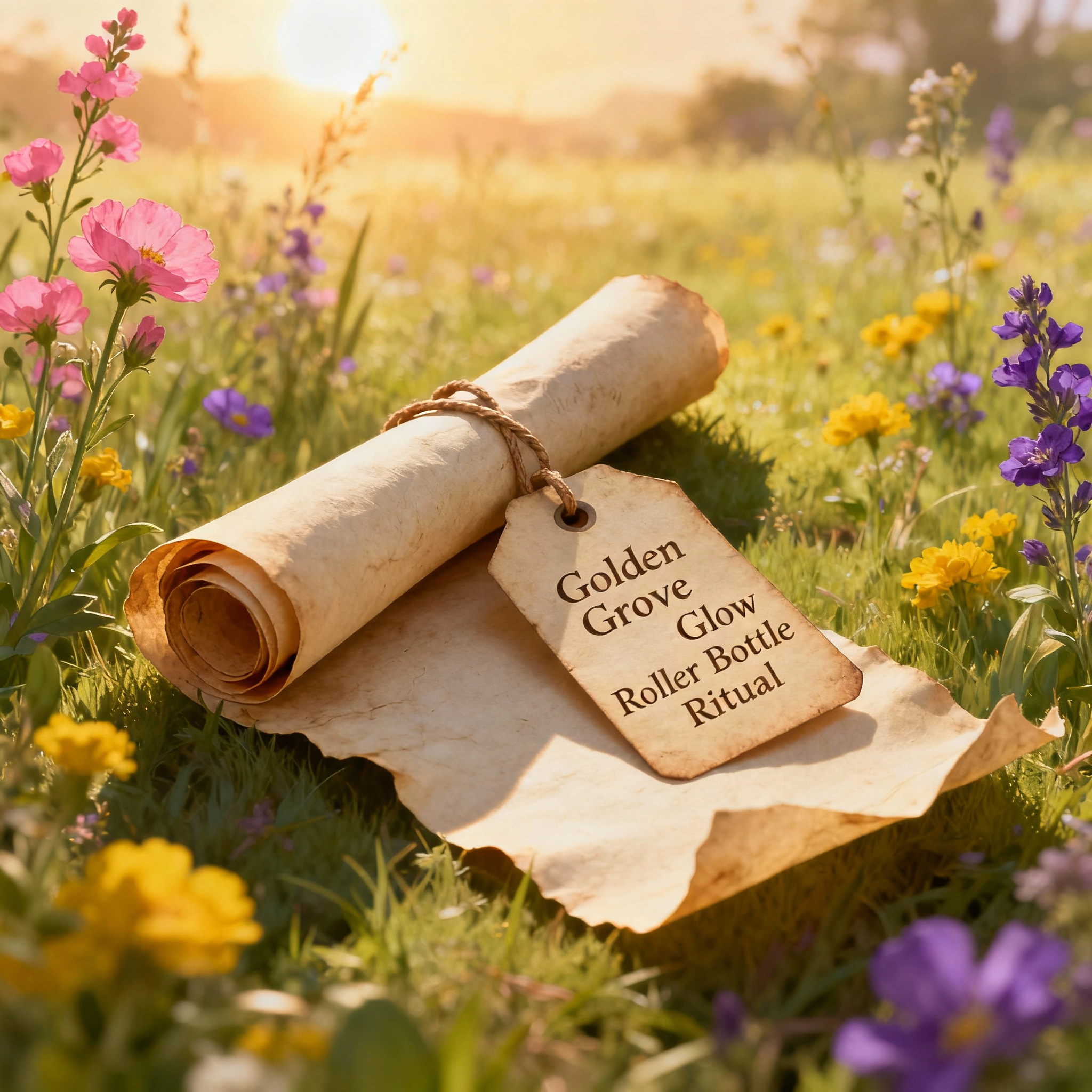 Golden Grove Glow Roller Bottle Essential Oil Blend – Image 2