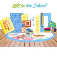 ABC, In The School Arch Wall and Floor Wrap – Image 1