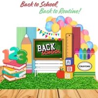 Back To Routine Arch Wall and Floor Wrap – Image 1