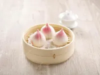 Birthday Buns -Lotus seed paste 壽桃包 (12pcs) D52 – Image 1