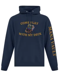“Come Play With My Deck” Hoodie – M, Navy