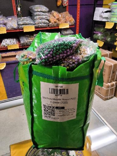 33" 7mm Bagged Beads - P/G/G – Image 1