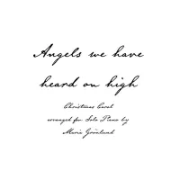 ANGELS WE HAVE HEARD ON HIGH - SHEET MUSIC - PIANO SOLO – Image 1