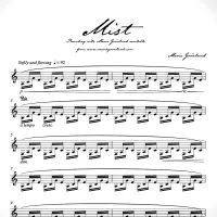 SOASS - MIST - SHEET MUSIC - PIANO SOLO – Image 2