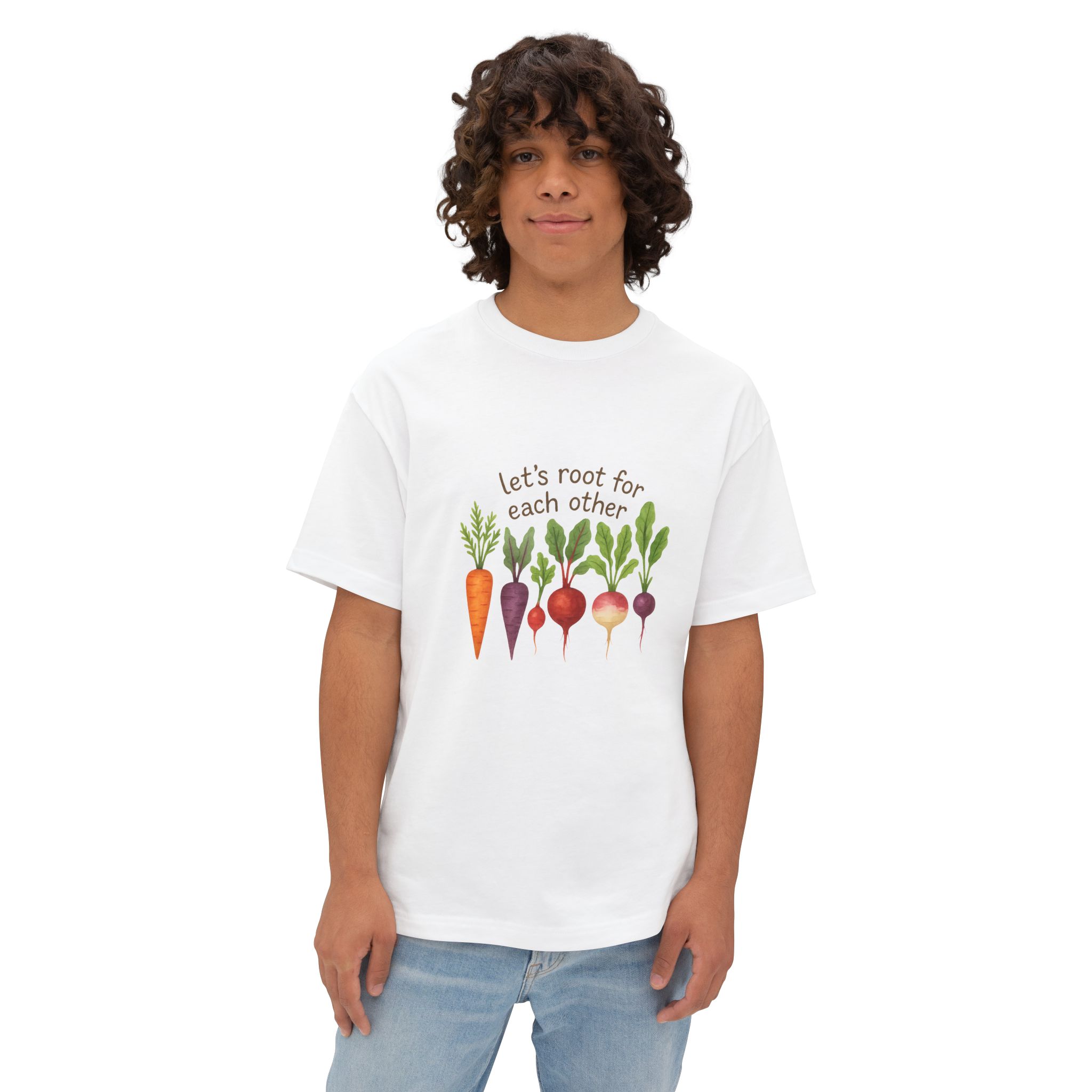 "Let's Root for Each Other" Unisex Tee – Image 3
