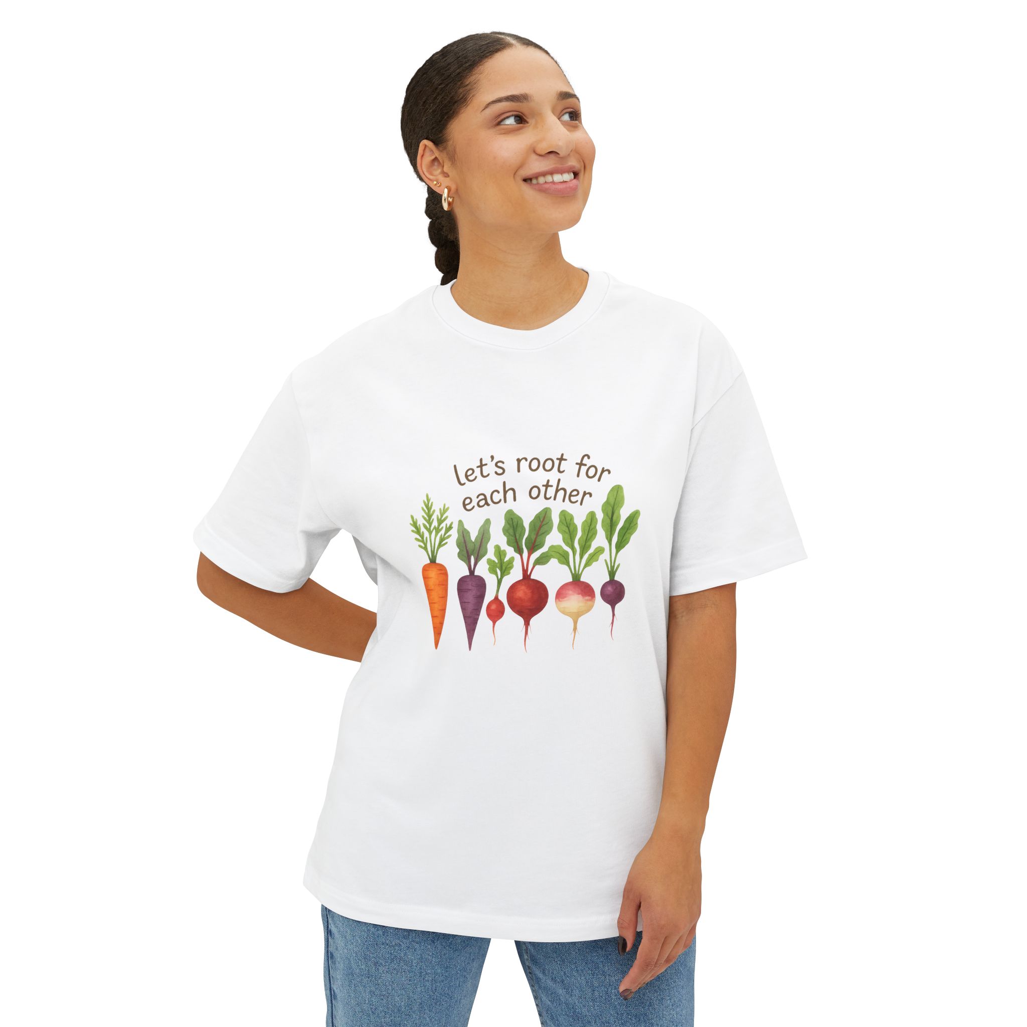 "Let's Root for Each Other" Unisex Tee – Image 1