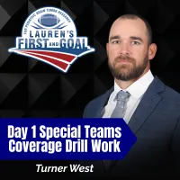 Turner West - Day 1 Special Teams Coverage Drill Work – Image 1