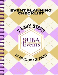 7 Step Event Planning Checklist – Image 1