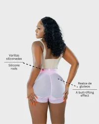 Faja short Coqueta con levantamiento de glúteos – Image 3