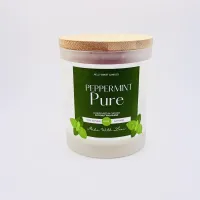 Peppermint Pure 10 oz Scented Candle – Image 2