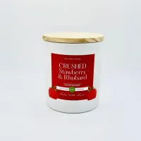 Crushed Stawberry & Rhubard 10 oz Scented Candles – Image 2