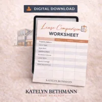 Lease Comparison Worksheet – Image 1