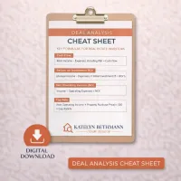 Deal Analysis Cheat Sheet – Image 1