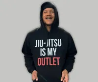 "Jiu-Jitsu Is My Outlet" Classic Jiu-Jitsu Hoodie – Image 3
