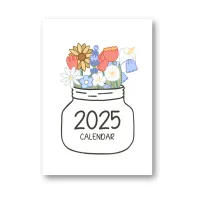 2025 Stack Up Calendar Floral – Image 1