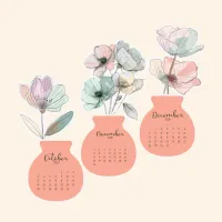2025 Stackable Calendar Botanicals – Image 1