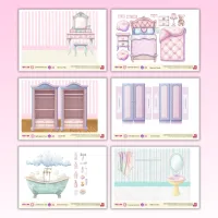 Paper Dream Doll House & Paper Dolls Set – Image 4