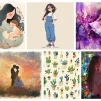 August Raw Illustrations Pack – Image 1