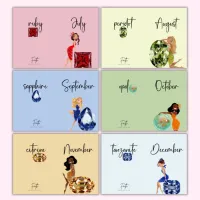 Birthstone Stapled Notebooks – Image 2