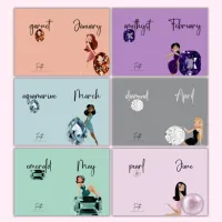 Birthstone Stapled Notebooks – Image 3