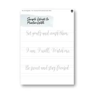 Brush Calligraphy Workbook – Image 3