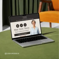 Therapist (Canva Website Template) – Image 2