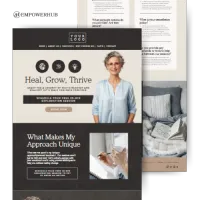Therapist (Canva Website Template) – Image 1
