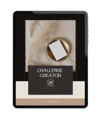 Challenge Creator (Canva Template) – Image 1
