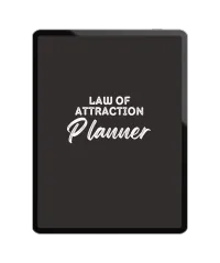 Law of Attraction Planner Canva A4 – Image 1