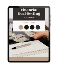 Financial Goal-Setting Worksheet – Image 1