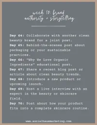 90 Days of Content | The Clean Beauty Social Blueprint  – Image 3