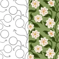 Effortless Trailing Repeats: The Pattern Designer's Procreate Brush Kit – Image 4