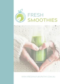 Fresh Smoothies – Image 1
