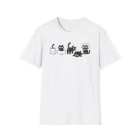 Purrfectly Curious – Funny Cat Poses T-Shirt  – Image 21