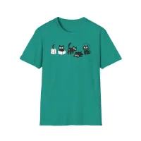 Purrfectly Curious – Funny Cat Poses T-Shirt  – Image 15
