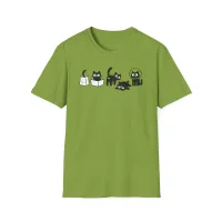 Purrfectly Curious – Funny Cat Poses T-Shirt  – Image 17
