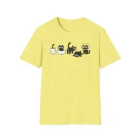 Purrfectly Curious – Funny Cat Poses T-Shirt  – Image 20